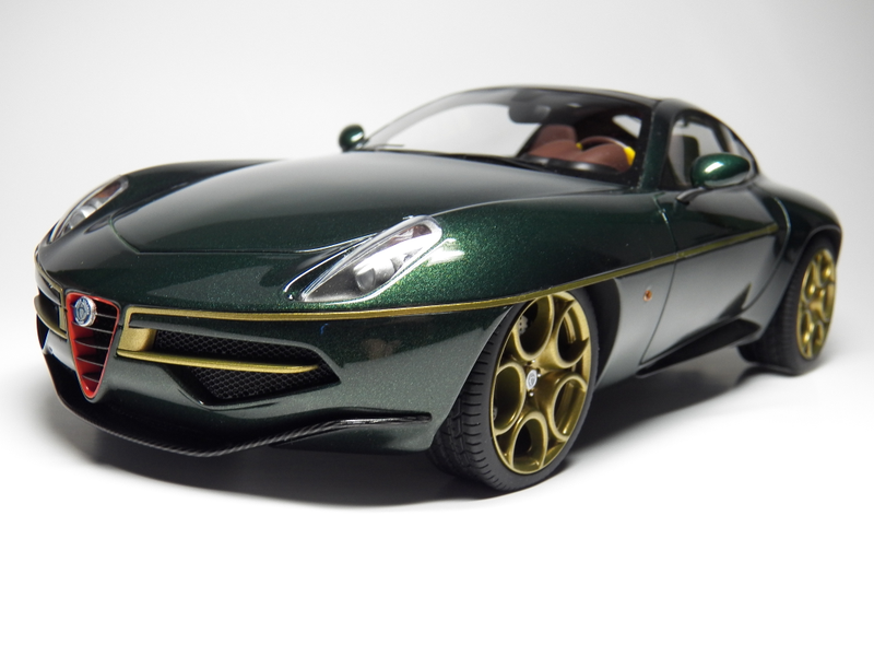 Illustration for article titled AP's 1:18 Grail Car: Touring Superleggera 2014 Alfa Romero Disco Volante by Tecnomodel